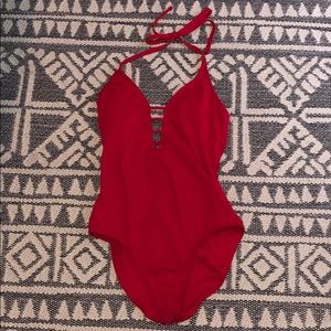 Red one piece-NWOT